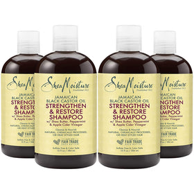 Shea Moisture Jamaican Black Castor Oil Shampoo front view 13 Fl Oz