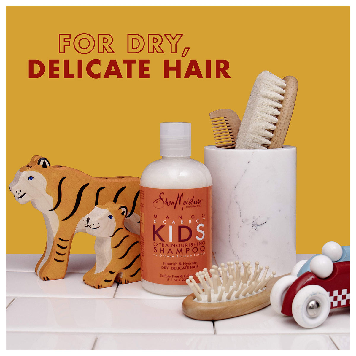 Shea Moisture Kids Shampoo with mango and carrot extracts