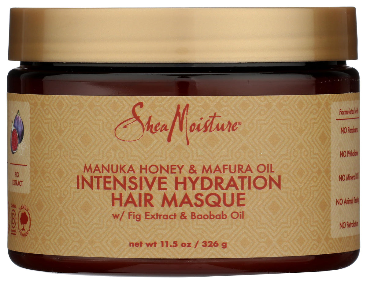 Shea Moisture Manuka Honey & Mafura Oil Intensive Hydration Masque front view