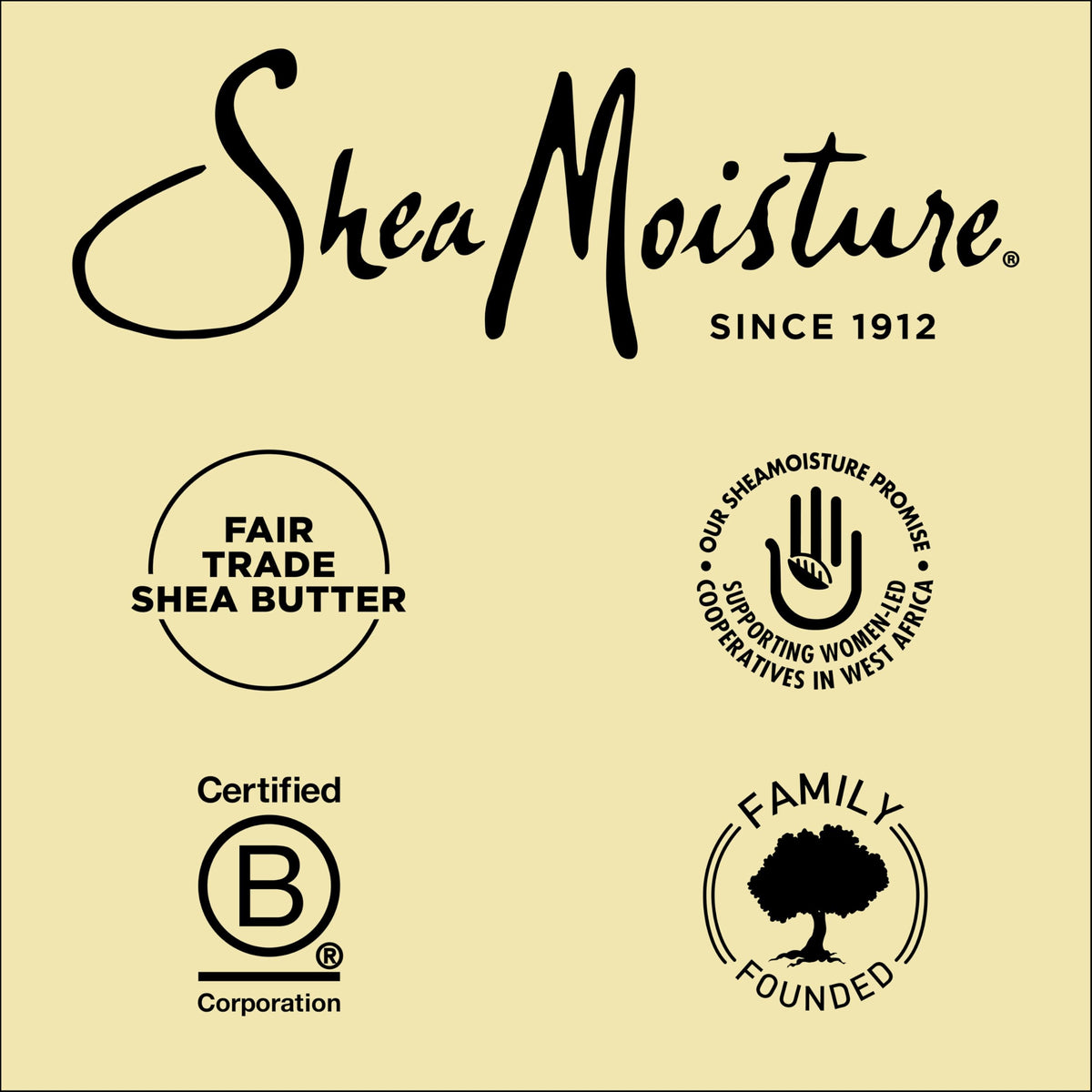Shea Moisture shampoo bottle back view