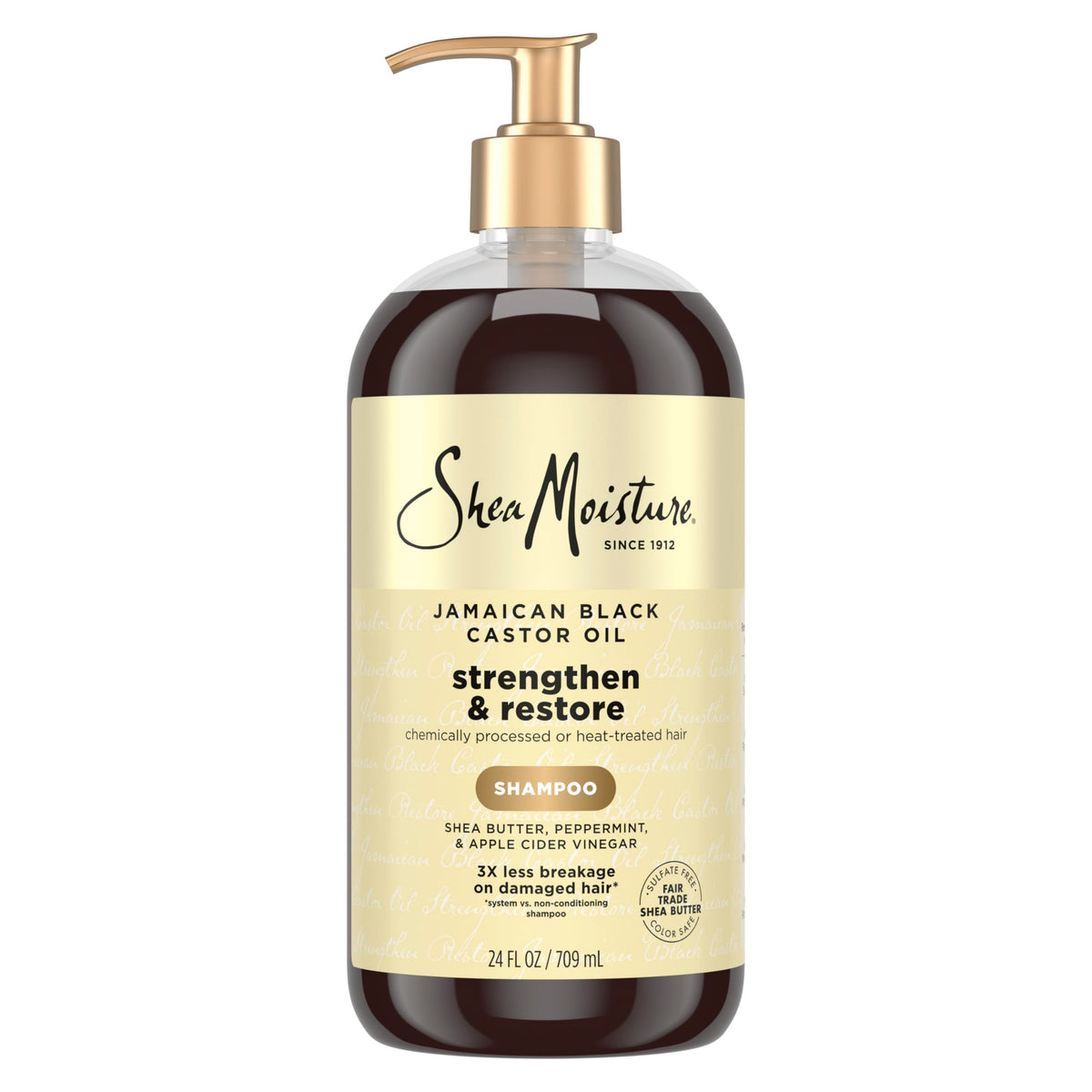 Shea Moisture Strengthen & Restore Shampoo 24 Fl Oz front view