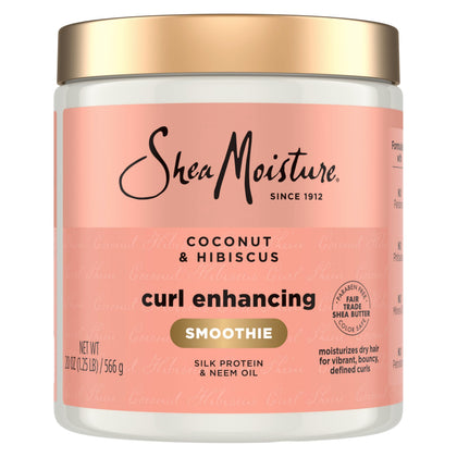 SheaMoisture Coconut & Hibiscus Curl support Smoothie front view 20 oz