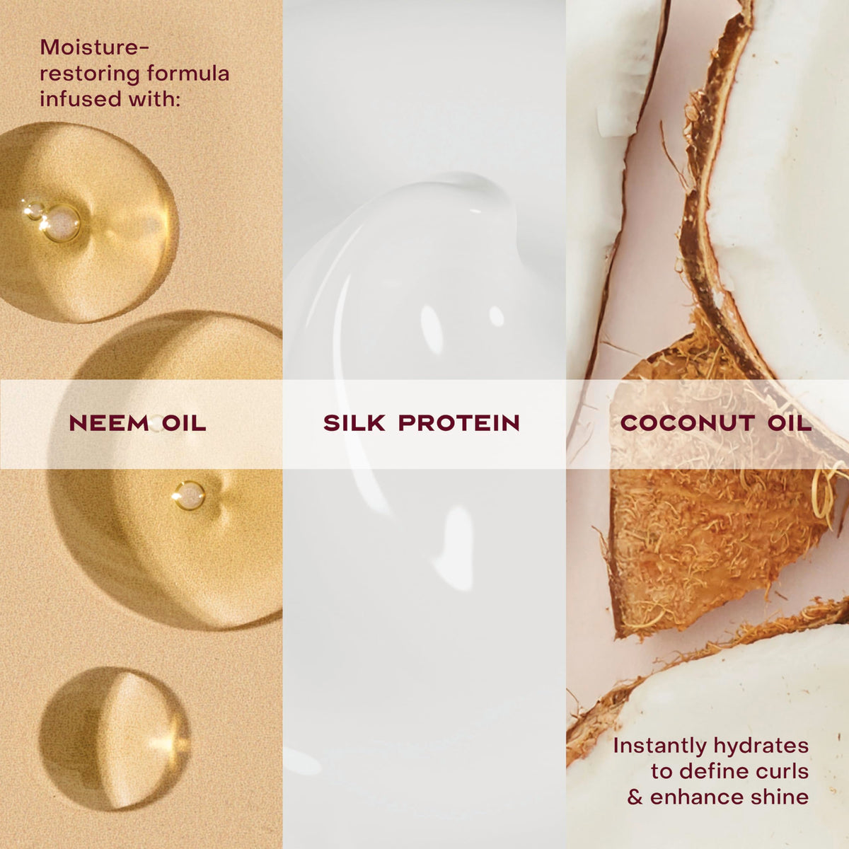 SheaMoisture Curl support Smoothie packaging with ingredients list