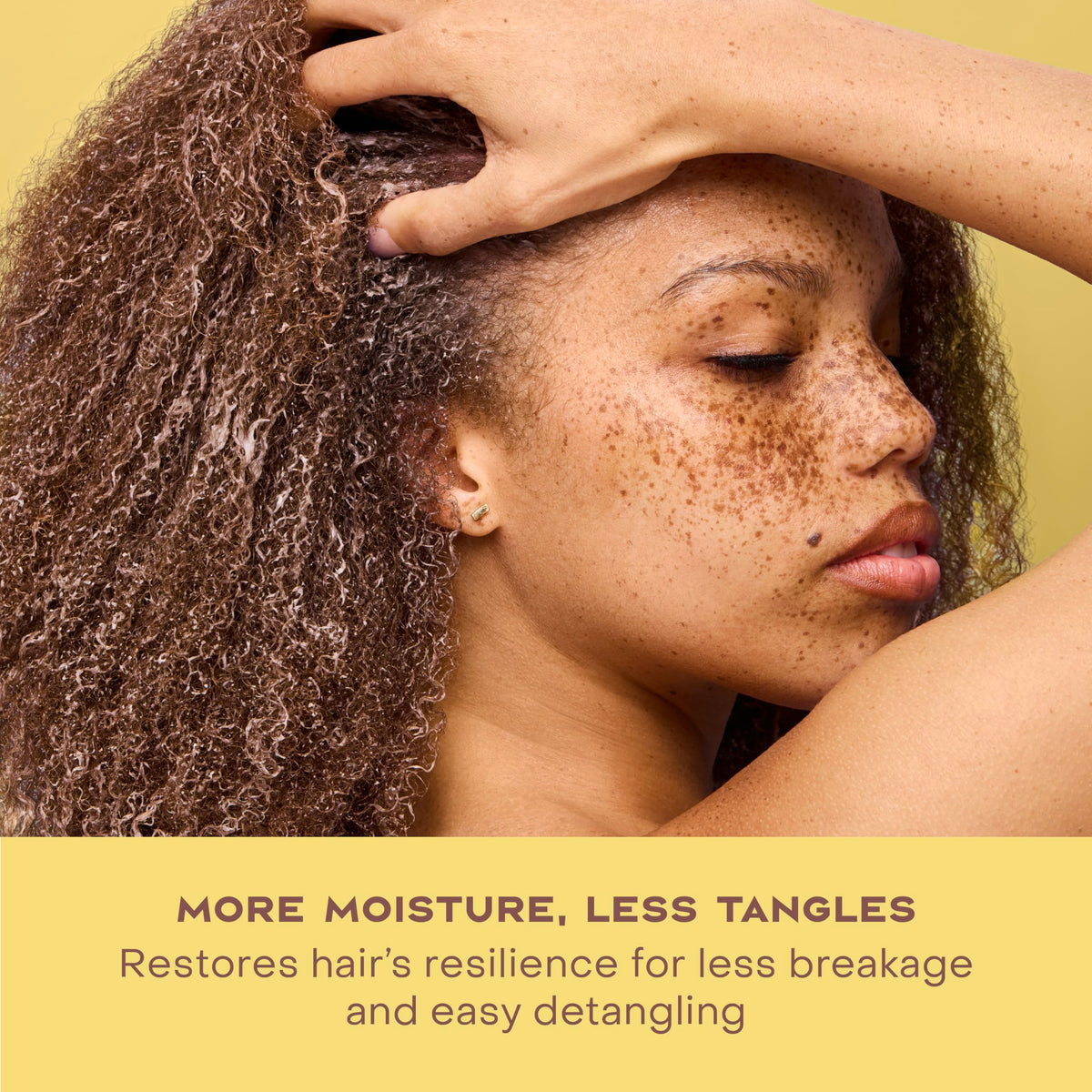 SheaMoisture Leave In Conditioner with fresh peppermint leaves