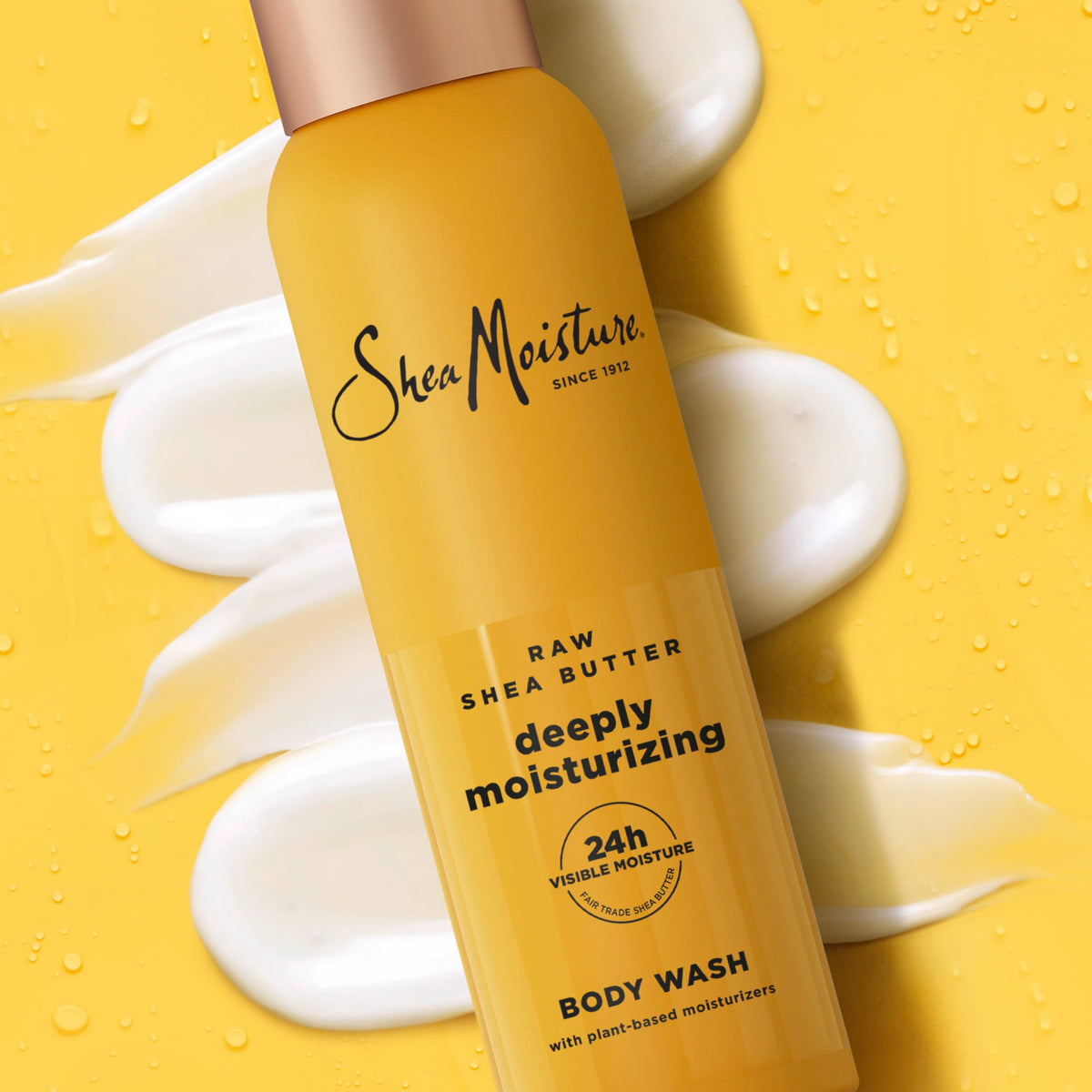 SheaMoisture Raw Shea Butter Body Wash with natural ingredients