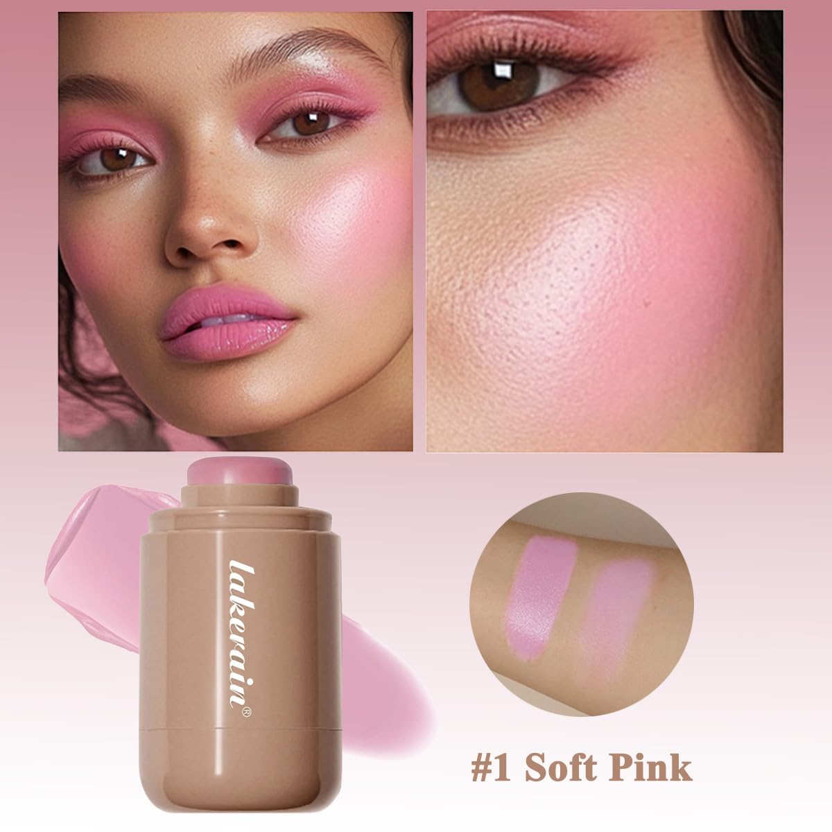 SHEEYOON Cream Blush Stick Soft Pink packaging