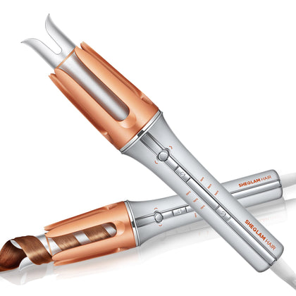 SHEGLAM Automatic Curling Iron 1 1/4 inch front view