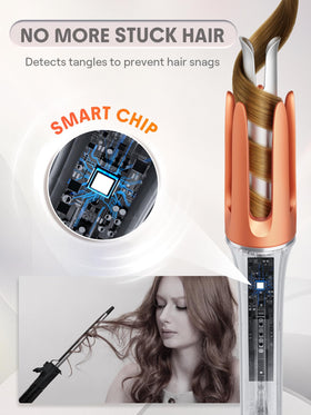 SHEGLAM Automatic Curling Iron 1 1/4 inch with GlossPro ceramic coating