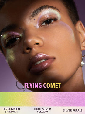 SHEGLAM Chroma-Glow Bloom Liquid Highlighter application on cheekbones