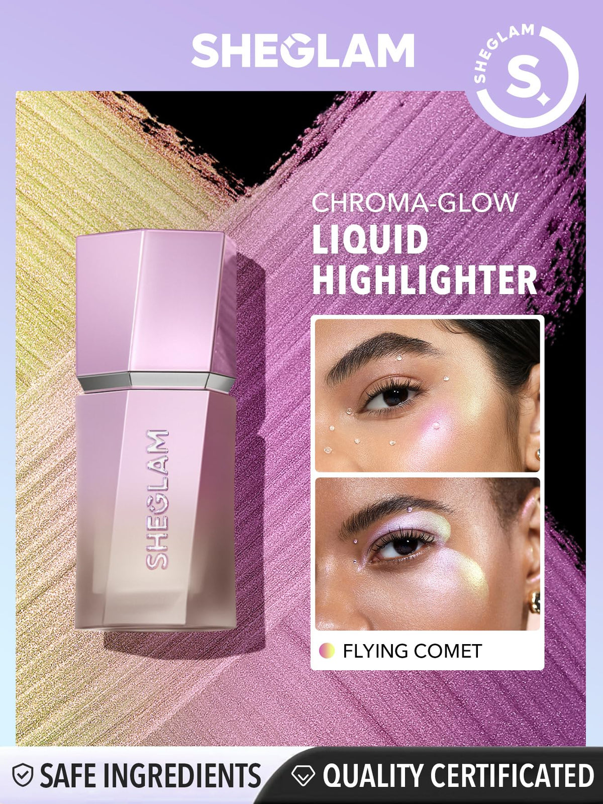 SHEGLAM Chroma-Glow Bloom Liquid Highlighter packaging