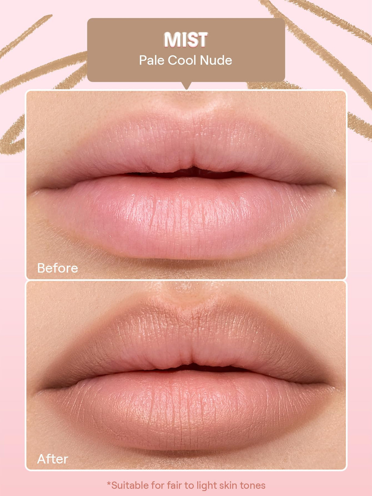 SHEGLAM Cloudline Blur Lip Liner close-up of tip