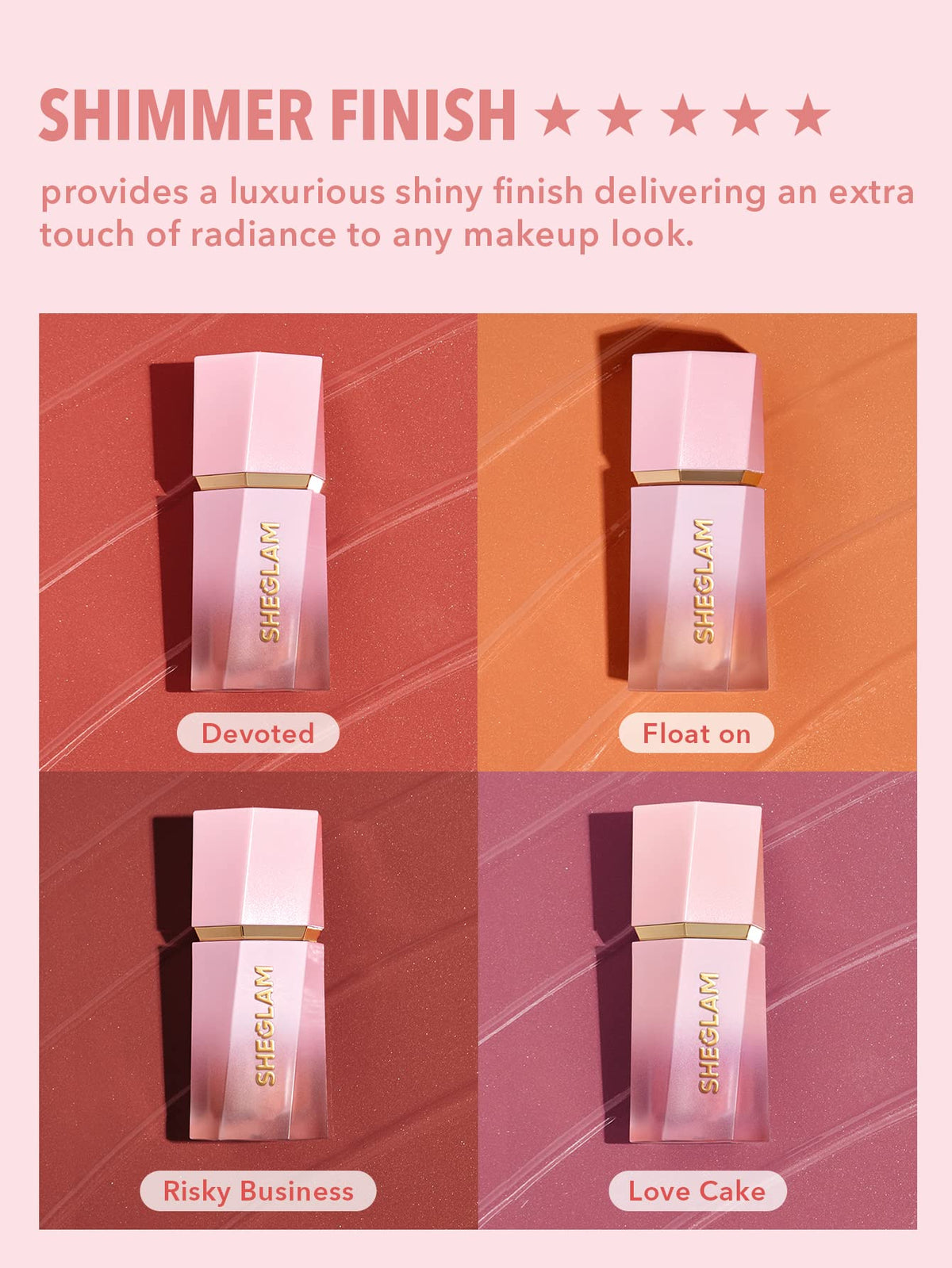 SHEGLAM Color Bloom Dayglow Liquid Blush Float On texture close-up