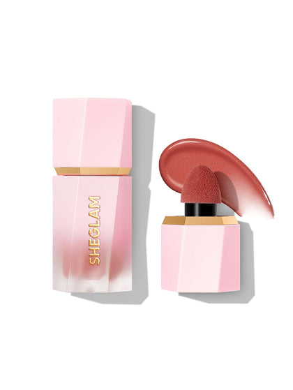 SHEGLAM Color Bloom Dayglow Liquid Blush front view with shimmer finish