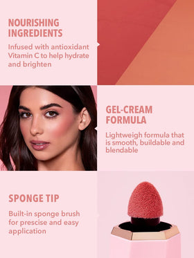 SHEGLAM Color Bloom Dayglow Liquid Blush packaging details