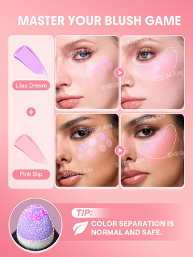 SHEGLAM Color Bloom Liquid Blush 007 Pink Slip packaging