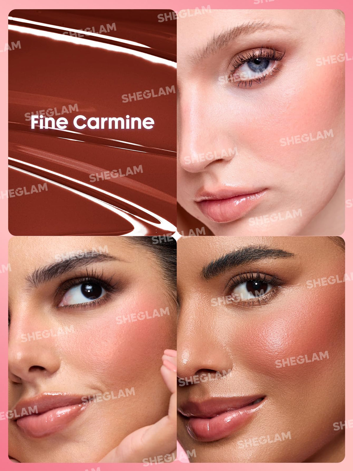 SHEGLAM Color Bloom Liquid Blush Fine Carmine packaging