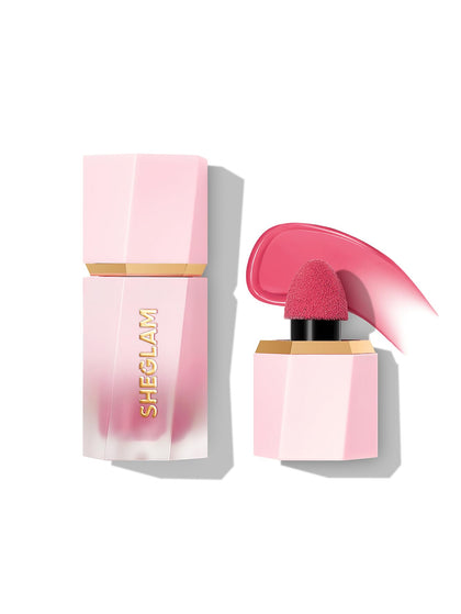 SHEGLAM Color Bloom Liquid Blush front view in compact
