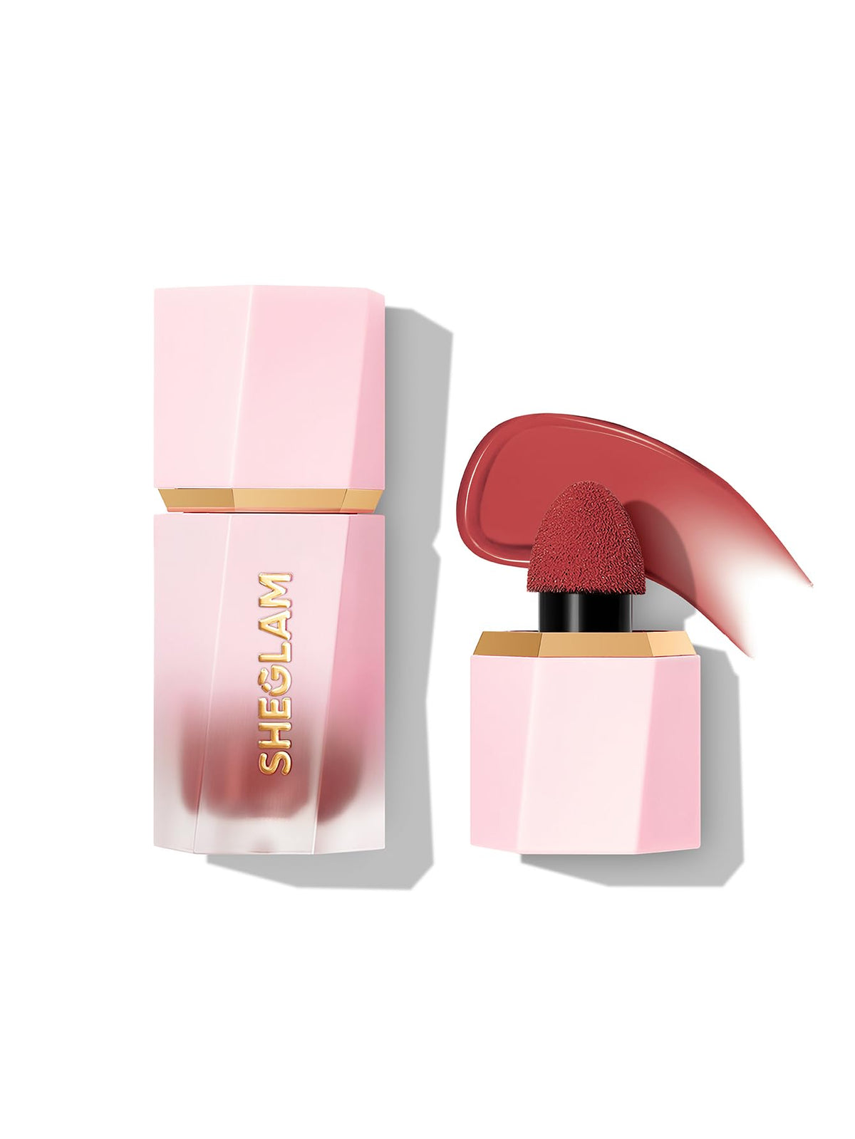 SHEGLAM Color Bloom Liquid Blush front view with matte finish