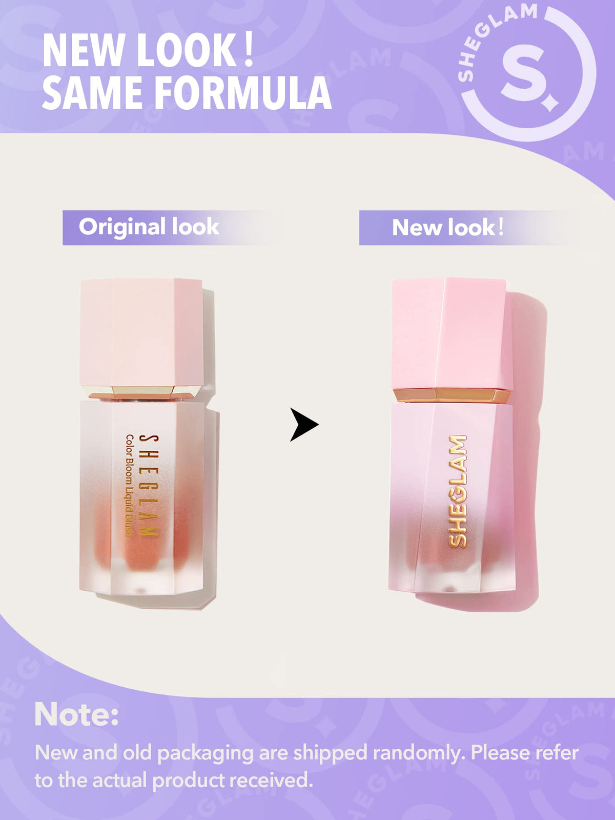 SHEGLAM Color Bloom Liquid Blush lifestyle scene with makeup setup