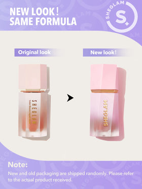 SHEGLAM Color Bloom Liquid Blush lifestyle scene with makeup setup