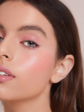 SHEGLAM Color Bloom Liquid Blush Love Cake palette with applicator
