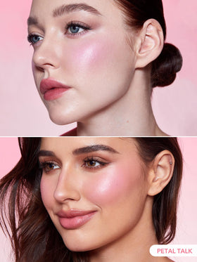 SHEGLAM Color Bloom Liquid Blush Petal Talk with applicator
