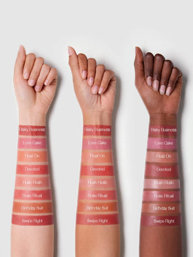 SHEGLAM Color Bloom Liquid Blush Rose Ritual application on cheeks