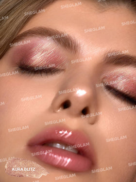 SHEGLAM Crystal Jelly Glaze Stick Eyeshadow applied on eyelid