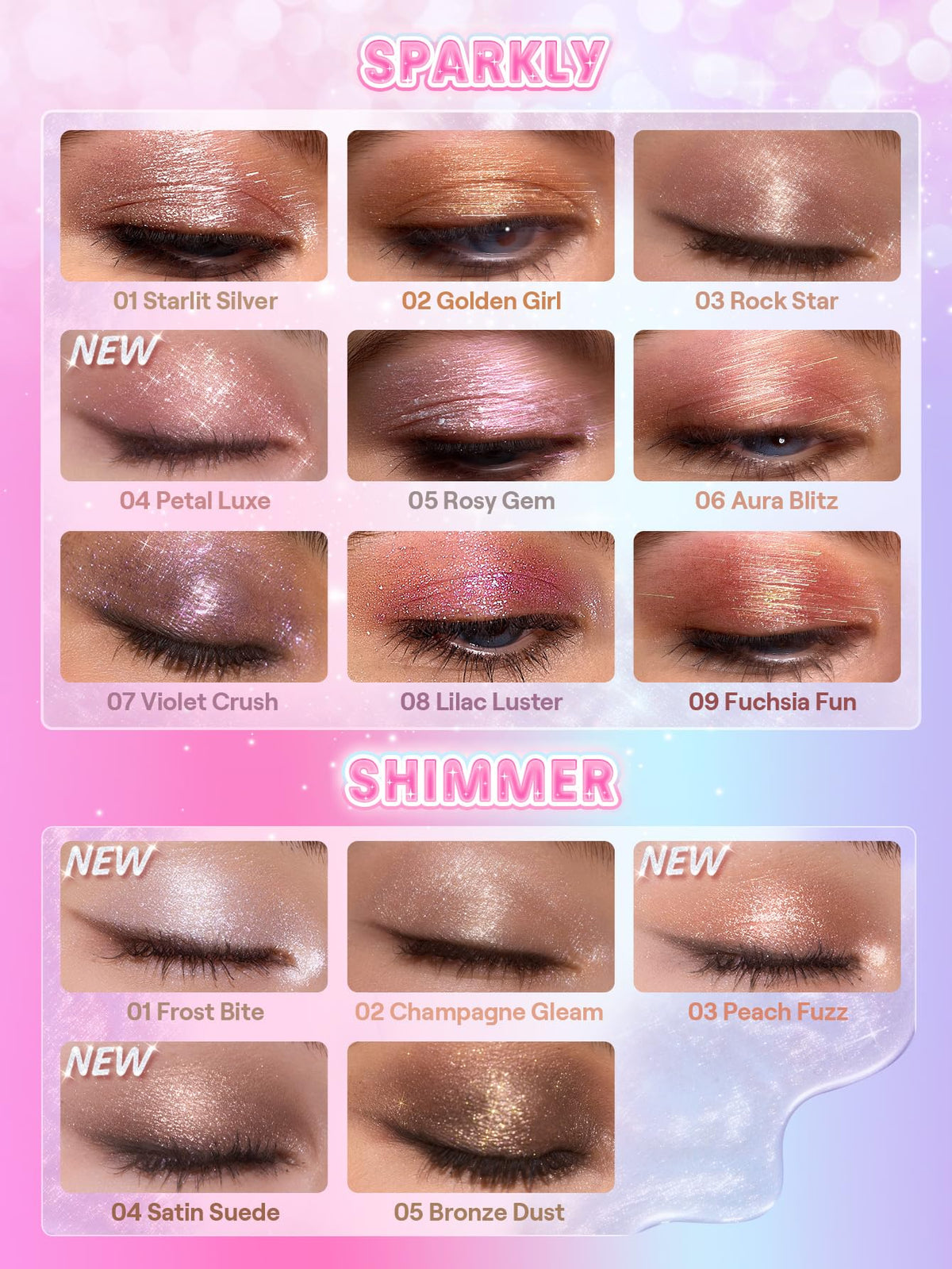 SHEGLAM Crystal Jelly Glaze Stick in hand for size reference
