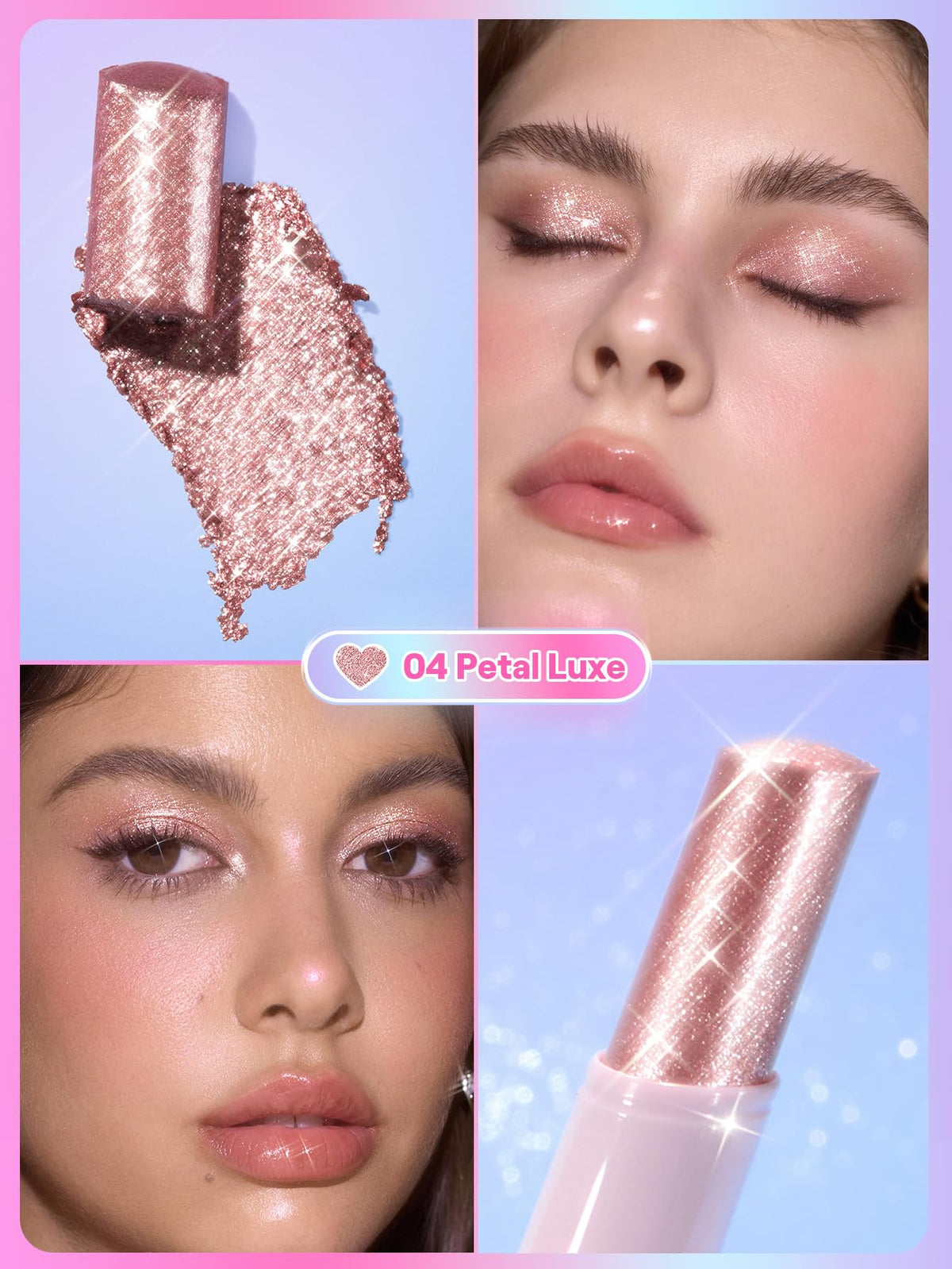 SHEGLAM Crystal Jelly Glaze Stick side view showing texture