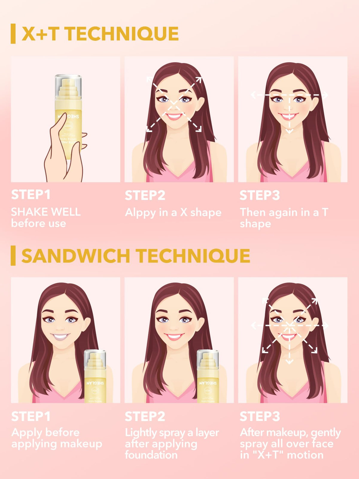 SHEGLAM Matte Fresh Setting Spray close-up of nozzle