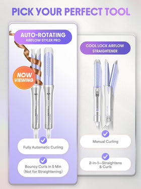 SHEGLAM One Touch Airflow Styler Pro cool air vents