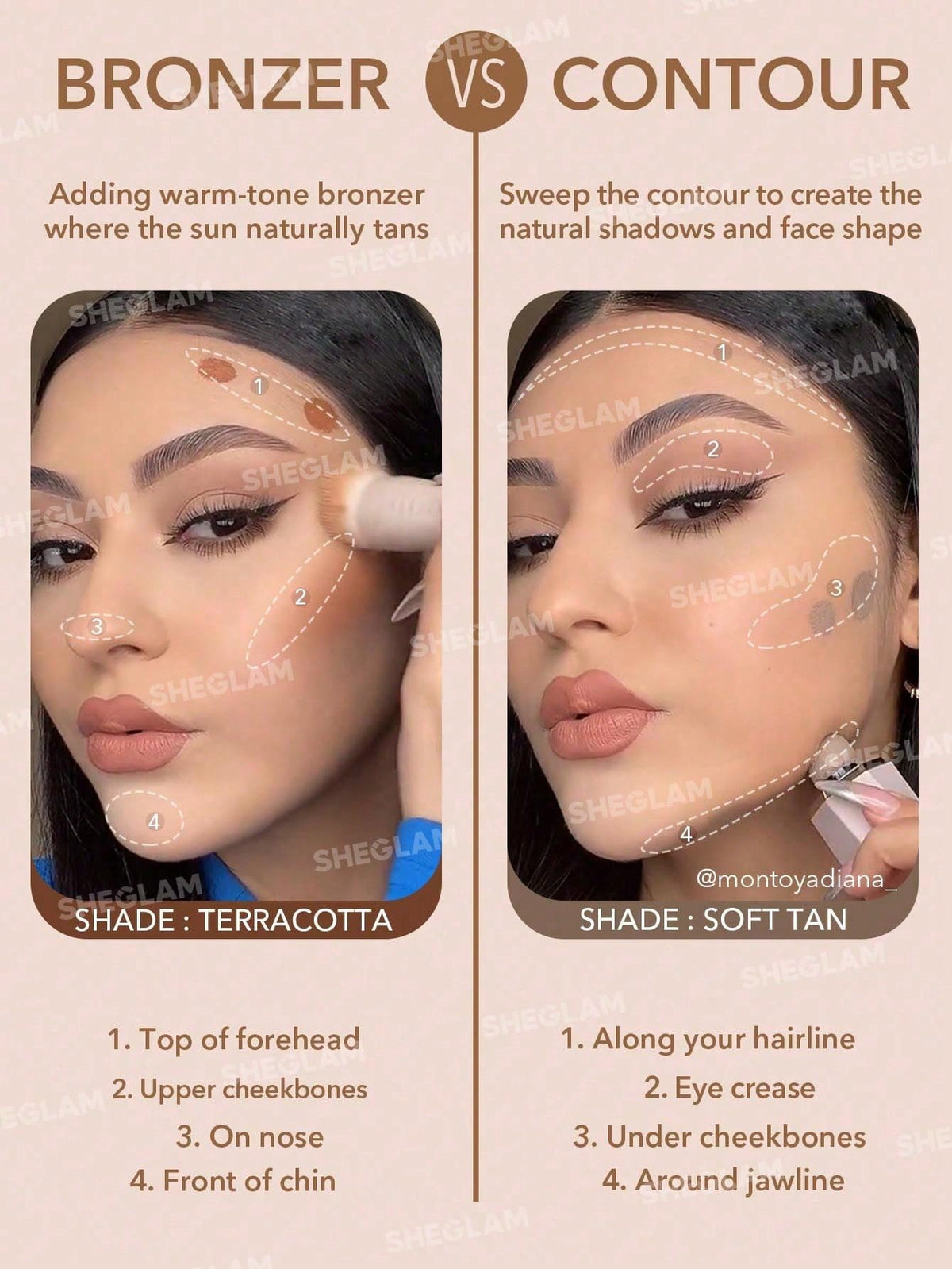 SHEGLAM Sun Sculpt Liquid Contour Stick 01 Soft Tan in lifestyle setting