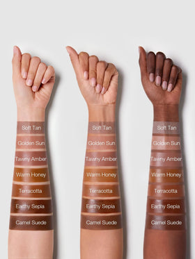 SHEGLAM Sun Sculpt Liquid Contour Stick 01 Soft Tan with other makeup products