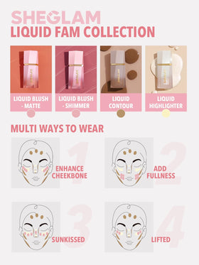 SHEGLAM Sun Sculpt Liquid Contour Stick Camel Suede in makeup setup
