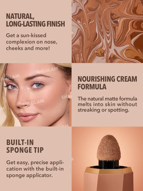 SHEGLAM Sun Sculpt Liquid Contour Stick on a makeup table