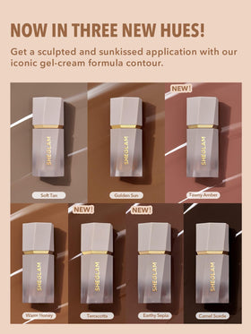 SHEGLAM Sun Sculpt Liquid Contour Stick Warm Honey swatch on skin