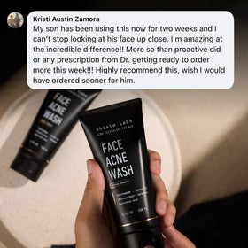 Shield Face Wash application on skin