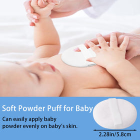 SHIMIDO Body Powder Puff Container with various powders