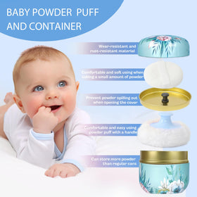 SHIMIDO Body Powder Puff small puff in packaging