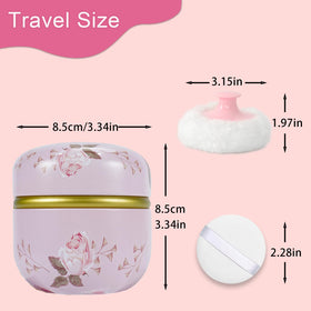 SHIMIDO powder container with handle for easy carrying