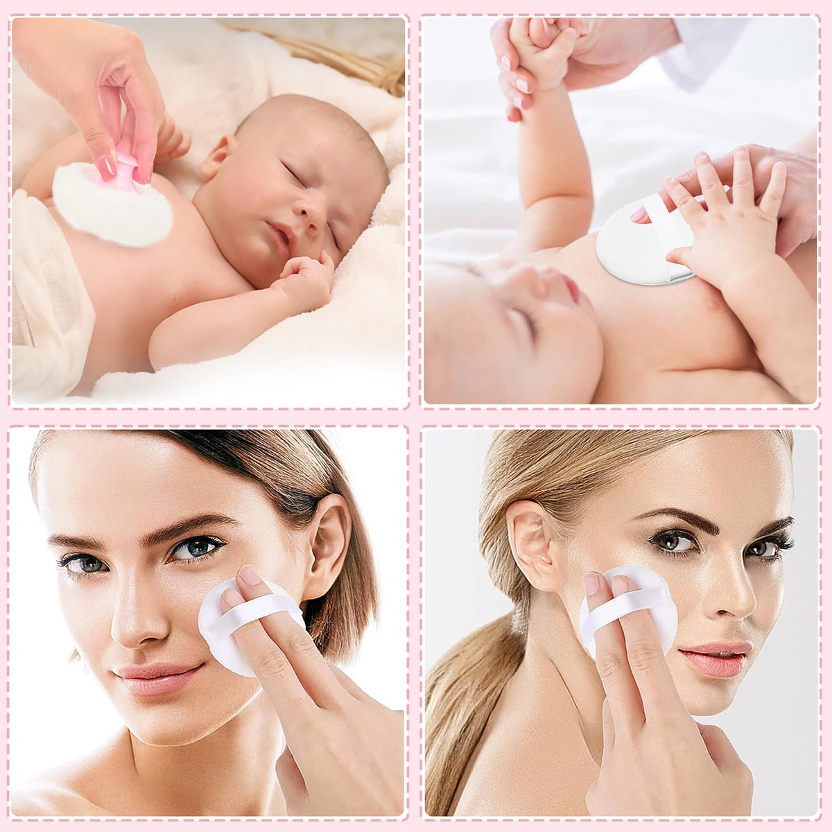 SHIMIDO small body powder puff for delicate application
