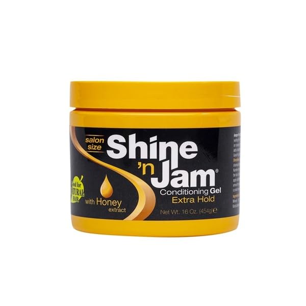 Shine 'n Jam Conditioning Gel 16 Ounce Jar back view