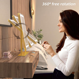 Shinerva LED Makeup Mirror showing natural light mode
