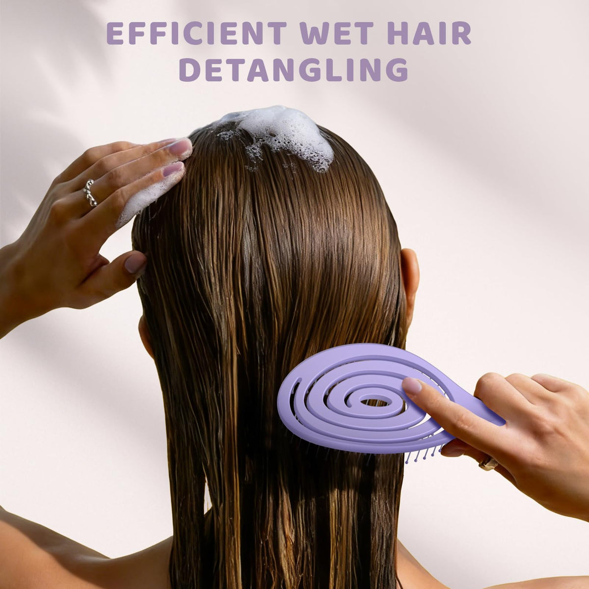 SHINLEA Detangle Hair Brush with packaging