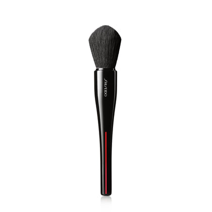 Shiseido MARU FUDE Multi Face Brush front view with tapered round shape