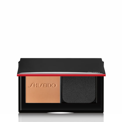 Shiseido Synchro Skin Powder Foundation Silk 310 front view