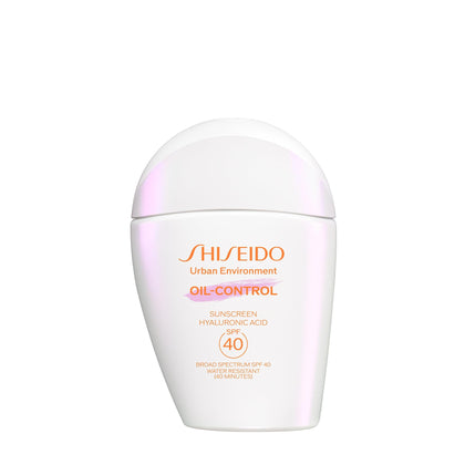 Shiseido Urban Environment Oil-Free Sunscreen front view 30 mL