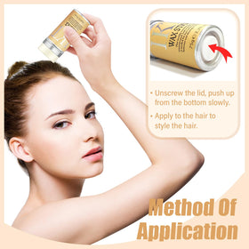 Shiyalan Hair Wax Stick side view with ingredients list