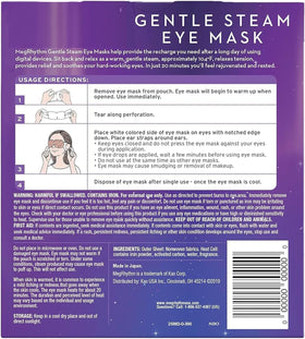 shokunin Gentle Steam Hot Eye Mask packaging side view
